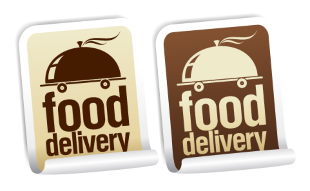 food delivery label