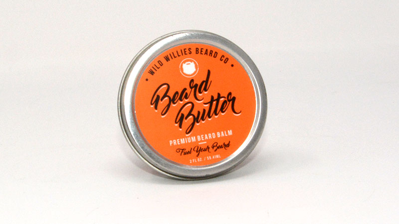 beard butter matte label