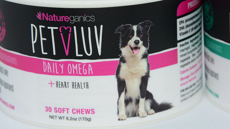 pet product heart health label
